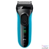 Kép 1/4 - Braun 3-3040 Wet&Dry kék-fekete akkumulátoros férfi borotva