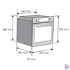 Kép 2/9 - Candy FCP825XL E0/E beépíthető fekete-inox sütő