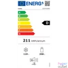 Kép 4/4 - Candy CCE4T620DX inox inox, alulfagyasztós, Hűtő:258L, Fagyasztó:119L, No frost hűtőszekrény
