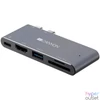 Kép 2/5 - Canyon MacBook Thunderbolt 3 Multiport Dockibng Station 5-in-1 5-port Thunderbolt 3 Dual Port dokkoló szürke