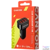 Kép 4/4 - Canyon CNE-CCA06B Triple Mini univerzális autós töltő adapter fekete