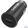 Kép 1/12 - Canyon C-20 20W univerzális autós töltő adapter fekete