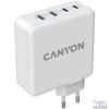 Kép 1/4 - Canyon CND-CHA100W01 GaN PD 100W QC 3.0 30W fehér hálózati adapter