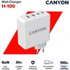 Kép 4/4 - Canyon CND-CHA100W01 GaN PD 100W QC 3.0 30W fehér hálózati adapter
