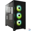 Kép 1/8 - CORSAIR iCUE 4000X RGB fekete számítógépház