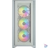 Kép 2/6 - CORSAIR iCUE 4000X RGB fehér számítógépház