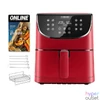 Kép 2/10 - Cosori CP158-AF-RXR Premium piros 5,5 L forrólevegős sütő