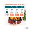Kép 4/10 - Cosori CP158-AF-RXR Premium piros 5,5 L forrólevegős sütő