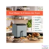Kép 6/15 - Cosori CAF-P583S-AEUR Dual Blaze szürke 6,4 L forrólevegős sütő