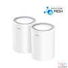Kép 1/5 - CUDY M1800(2-Pack) AX1800 WIFI 6 MESH fehér router (2db-os szett)