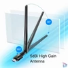 Kép 2/6 - CUDY WU1400 kétsávos AC1300 WIFI High Gain USB 3.0 fekete (antennával) Adapter