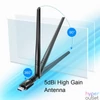 Kép 2/6 - CUDY WU1400 kétsávos AC1300 WIFI High Gain USB 3.0 fekete (antennával) Adapter