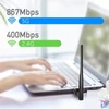 Kép 4/6 - CUDY WU1400 kétsávos AC1300 WIFI High Gain USB 3.0 fekete (antennával) Adapter