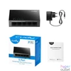 Kép 4/4 - CUDY GS105 5 portos Gigabit, fém ház, fekete asztali Switch
