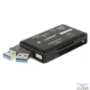 Kép 1/5 - Delock 91758 CF/SD/Micro SD/MS/M2/xD memóriakártyákhoz USB 3.2 kártyaolvasó