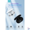 Kép 2/6 - Devia ST351020 Bluetooth v5.0 Joy A6 Series TWS with Charging Case - fekete sztereó headset