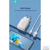 Kép 2/4 - Devia ST364020 5V/2.4A Smart 2xUSB Hálózati töltő adapter + 1 m Micro USB kábel