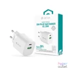 Kép 1/4 - Devia ST386718 Smart GaN 30W PD USB + Type-C Hálózati töltő adapter