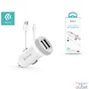 Kép 1/2 - Devia ST326905 Devia Smart dual port Lightning car charger 3,1A - autós töltő 2xUSB + Lightning kábel