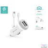 Kép 2/2 - Devia ST331190 Devia Smart dual port USB Type-C 3.1A/2xUSB/USB Type-C kábel autós töltő
