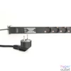 Kép 3/7 - DIGITUS 1U PDU 230V 16A 7xCEE 7/3 aljzat CEE7/7 csatlakozó túlfeszültség védelemmel és vonalszűrővel 2m elosztósor