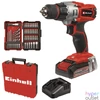 Kép 1/7 - Einhell TE-CD 18/2 Li +39 1x2,5 Ah akkus ütvefúró-csavarozó szett