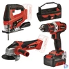Kép 1/6 - Einhell 4257241 TE-TK 18/3 Li Kit (JS+CD+AG) akkumulátoros szerszámgép szett