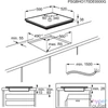 Kép 5/5 - Electrolux EHF6241FOK fekete, beépíthető, elektromos üvegkerámia, főzőzóna: 4, beépíthető méret: 56cm, főzőlap