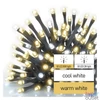 Kép 1/2 - Emos D1AN01 10m 100LED IP44 melegfehér-hidegfehér/id CNT - fényfüzér