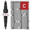 Kép 2/3 - Emos D1EC01 1x2m 100LED IP44 hideg CNT - fényfüzér függöny