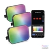 Kép 2/8 - Emos GoSmart 3 darabos, 14 W, RGBIC dimmelhető, WiFi kültéri LED reflektor, kezdő készlet