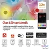 Kép 4/9 - Emos GoSmart 255 cm-es lánc, 12 rész, 7 W, RGBIC+CCT, dimmelhető, WiFi LED reflektor