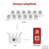 Kép 7/9 - Emos GoSmart 255 cm-es lánc, 12 rész, 7 W, RGBIC+CCT, dimmelhető, WiFi LED reflektor