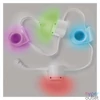 Kép 4/7 - Emos GoSmart 85 cm-es lánc, 4 rész, 7 W, RGBIC+CCT, dimmelhető, WiFi LED reflektor