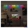 Kép 7/7 - Emos GoSmart 85 cm-es lánc, 4 rész, 7 W, RGBIC+CCT, dimmelhető, WiFi LED reflektor
