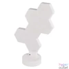 Kép 10/12 - Emos GoSmart Hexagon fehér, 6 részből álló, RGBIC dimmelhető, WiFi LED asztali lámpa