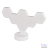Kép 11/12 - Emos GoSmart Hexagon fehér, 6 részből álló, RGBIC dimmelhető, WiFi LED asztali lámpa