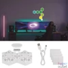 Kép 6/12 - Emos GoSmart Hexagon fehér, 6 részből álló, RGBIC dimmelhető, WiFi LED asztali lámpa