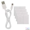 Kép 9/12 - Emos GoSmart Hexagon fehér, 6 részből álló, RGBIC dimmelhető, WiFi LED asztali lámpa