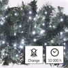 Kép 8/9 - Emos D4BC02 8m/400LED/kül-beltéri/időzítős/hideg fehér/süni karácsonyi LED fényfüzér