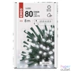 Kép 9/9 - Emos D4AC02 8m/80LED/kül-beltéri/időzítős/hideg fehér karácsonyi LED fényfüzér