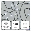 Kép 1/9 - Emos D4AC03 12m/120LED/kül-beltéri/időzítős/hideg fehér karácsonyi LED fényfüzér