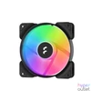 Kép 3/5 - Fractal Design 120mm Aspect 12 RGB fekete ház hűtőventilátor (3-pack)
