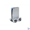 Kép 5/6 - FroggieX FX-P5-C3-W Cooling Charging Stand & Storage PS5 konzol hűtő + dual töltőállomás + lemez tartó