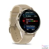 Kép 4/8 - Garmin Venu 3S francia szürke-krémarany, bőr és szilikon szíjjal okosóra