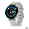 Kép 1/8 - Garmin Venu 3S zsálya, ezüst kerettel, szilikon szíjjal okosóra