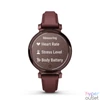 Kép 3/7 - Garmin Lily 2 Classic bőr szíjas sötétbronz okosóra
