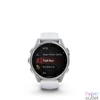 Kép 2/11 - Garmin 010-02903-00 fenix 8 AMOLED (43mm) fehér szilikon pántos ezüst okosóra