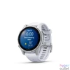 Kép 5/11 - Garmin 010-02903-00 fenix 8 AMOLED (43mm) fehér szilikon pántos ezüst okosóra