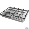 Kép 3/6 - Gorenje GW641EX inox, beépíthető, gáz, főzőzóna: 3 +1 wok égőfej, beépíthető méret: 56cm, főzőlap